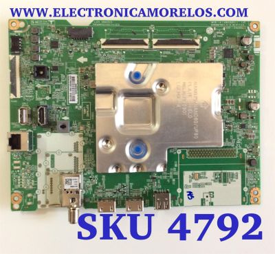 MAIN PARA SMART TV LG 4K RESOLUCION ( 3840x2160 ) UHD / NUMERO DE PARTE EBU66474003 / EAX69581703 (1.2) / 66474003 / EAX69581703 / XU2222A0K9 / 2B1L00LM-0004PANEL NC500TQG-VHKH1 / DISPLAY PT500GT02-5 / MODELO 50UP8000PUR.BUSSLJM